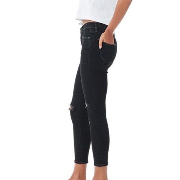 CITIZENS OF HUMANITY Rocket Crop High Rise Skinny Jean in Siren - Picture 3 of 7